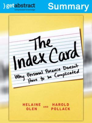 cover image of The Index Card (Summary)